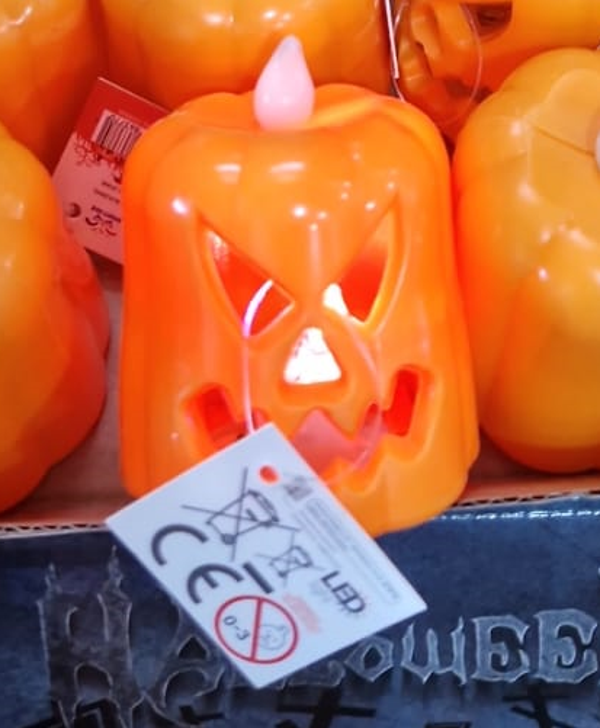 VELA LED CALABAZA HALLOWEEN (12)