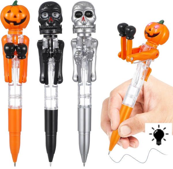 BOLIGRAFO ACCION BOXEO LED HALLOWEEN (24)