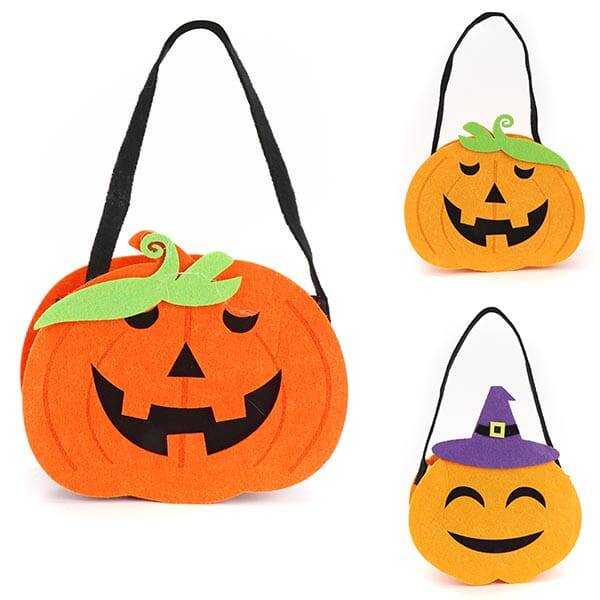 CESTA FIELTRO HALLOWEEN 3SURTIDAS