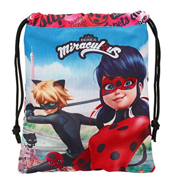 SAQUITO CUERDAS LADYBUG 32x22cm