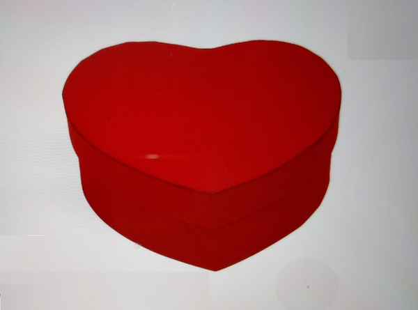 CAJA CARTON FORMA CORAZON