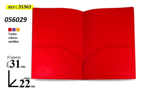 CARPETA PORTA FOLIOS COLORES (12)