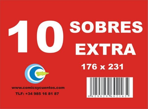 SOBRE 1/4 BLANCO 10ud (24)