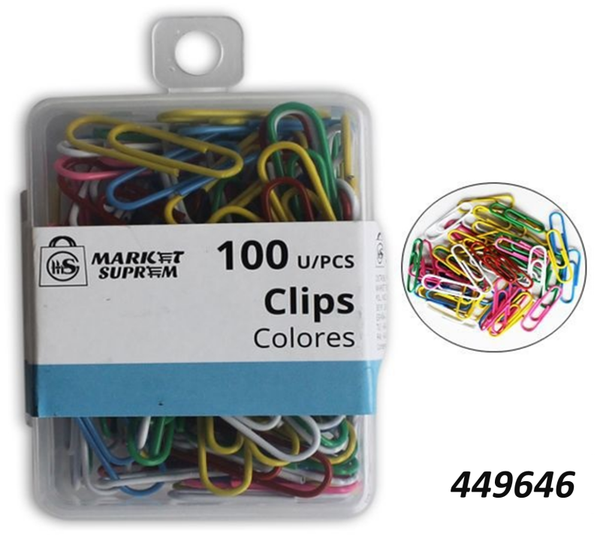CLIPS COLORES 28mm 100ud CAJA (12)