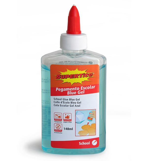 PEGAMENTO ESCOLAR BLUE GEL 100gr (12)