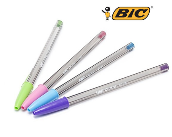 BOLIGRAFO BIC CRISTAL FUN SURTIDO 20ud