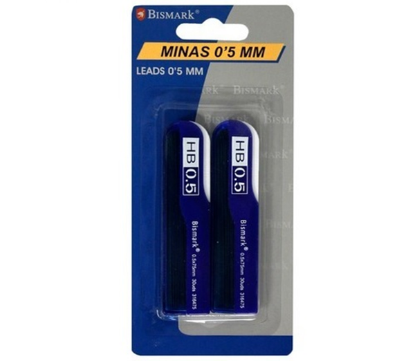 MINAS 0,5mm BLISTER 2ud BISMARK