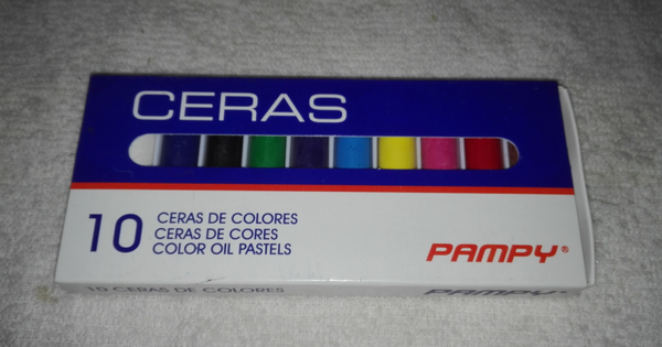 CERAS PASTEL 10ud PAMPY