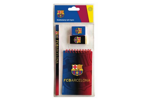 SET PAPELERIA BLOC FC BARCELONA BLISTER