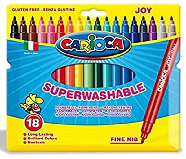 ROTULADOR CARIOCA JOY 18ud