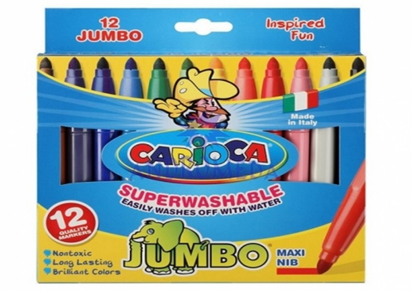 ROTULADOR CARIOCA JUMBO 12ud (12)