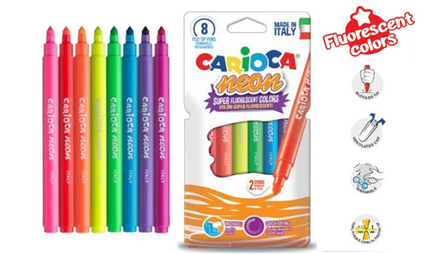 ROTULADOR CARIOCA NEON 8ud (12)