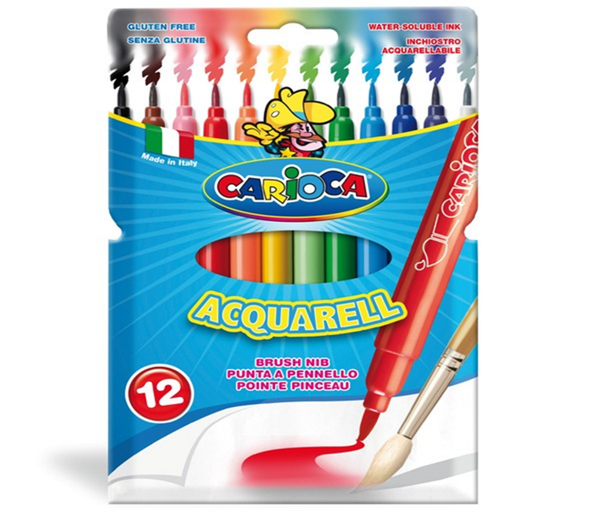ROTULADOR CARIOCA ACQUARELL 12ud