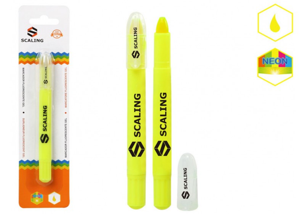 ROTULADOR FLUOR. GEL AMARILLO (12)
