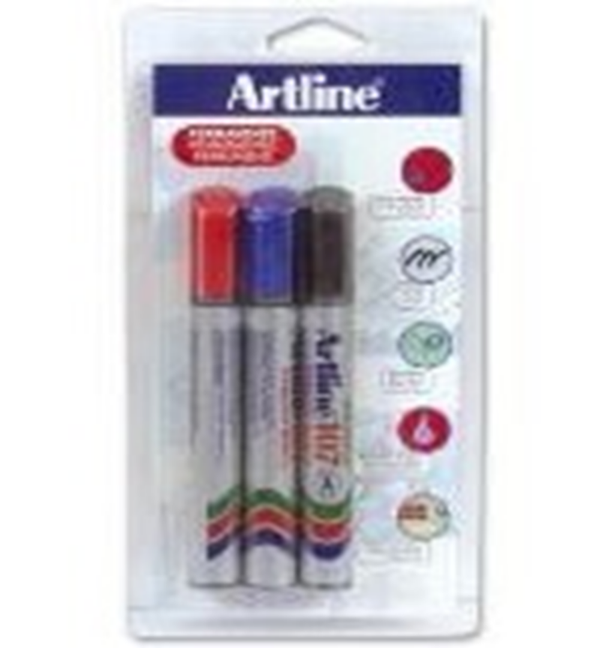 ROTULADOR PERM. MEDIANO 3ud (12)