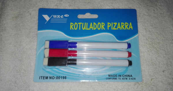 ROTULADOR PIZARRA BLANCA 3ud BLISTER