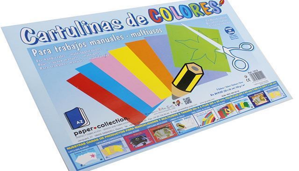 BLOC CARTULINAS COLORES SURTIDOS (12)