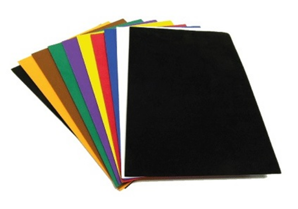 GOMA EVA 40x60cm COLORES 10ud