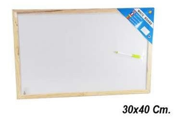 PIZARRA BLANCA MARCO MADERA