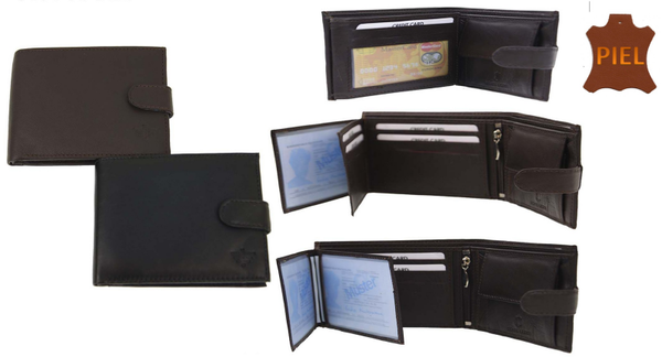 CARTERA CRO. PIEL MONEDERO INTERIOR 11x8cm