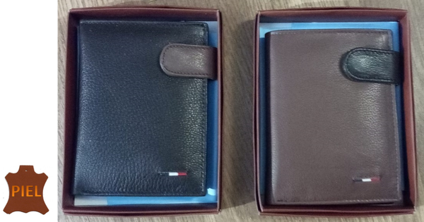 CARTERA CRO. PIEL MONEDERO INTERIOR 11x8cm