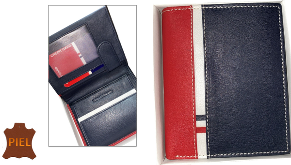 CARTERA CRO. PIEL MONEDERO INTERIOR 11x8cm