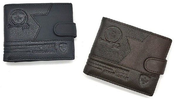 CARTERA JUVENIL CUERO EN CAJA 12x10cm
