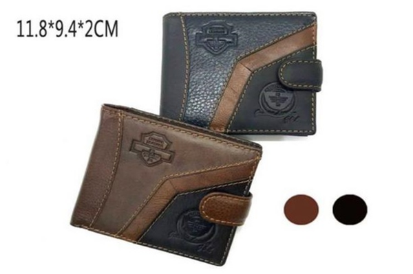 CARTERA JUVENIL CUERO EN CAJA 12x10cm