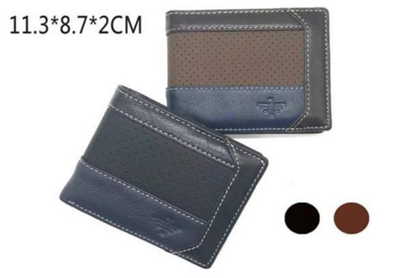 CARTERA JUVENIL CUERO EN CAJA 11x9cm