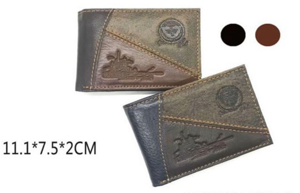 CARTERA JUVENIL CUERO EN CAJA 11x7cm