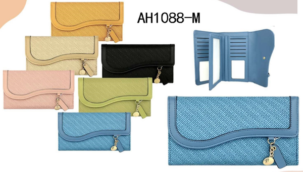 CARTERA SRA. ALARGADA SOLAPA 19x11cm