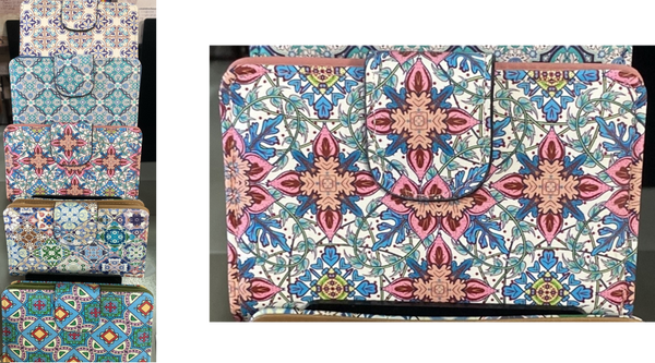 CARTERA SRA. MEDIANA DECORADA 16x10cm