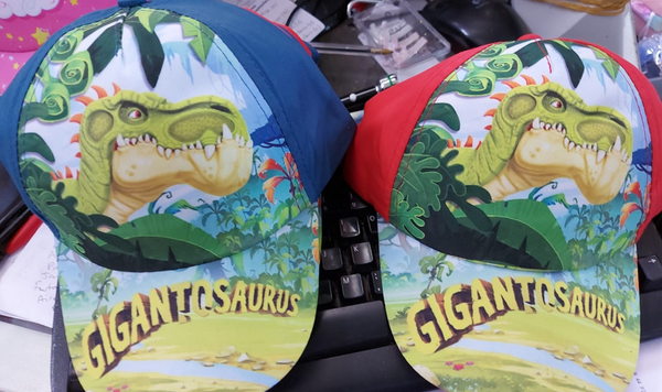GORRA INFANTIL DINOSAURIOS