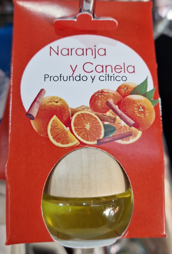 AMBIENTADOR COCHE NARANJA CANELA 10ml