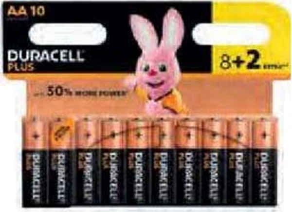 PILAS R6/AA DURACELL ALCALINAS 8+2ud