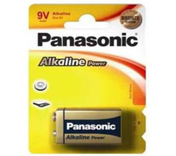PILA 6F22 9V PANASONIC ALCALINA (18)