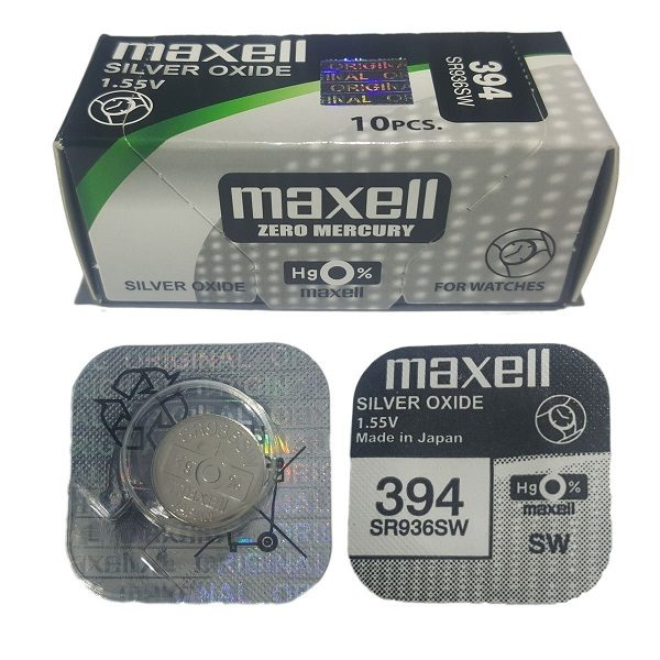 PILAS DE BOTON MAXELL 394 (10)