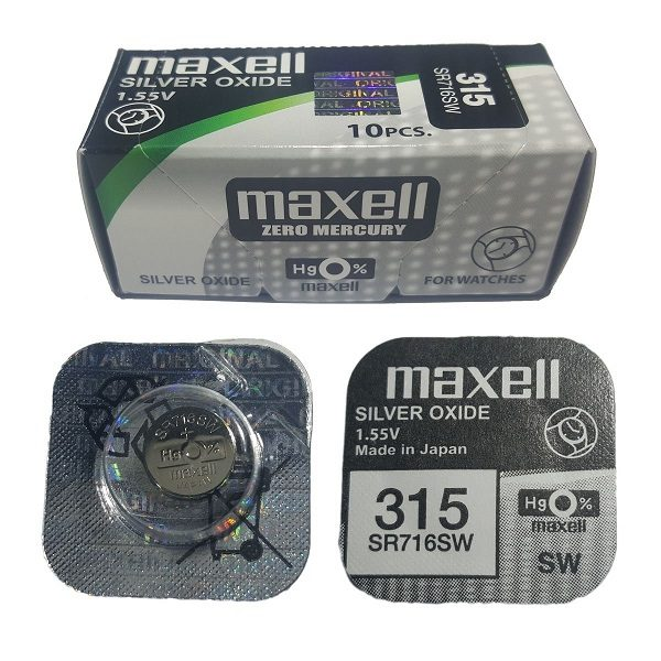 PILAS DE BOTON MAXELL 315 (10)