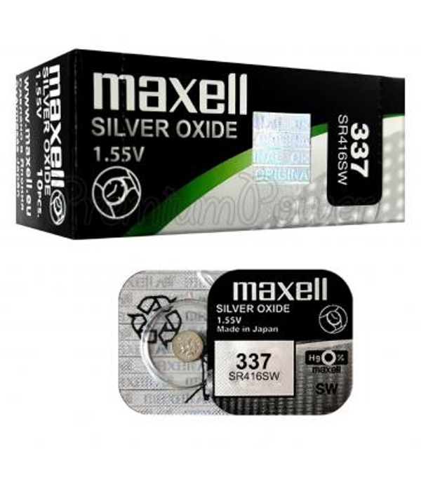 PILAS DE BOTON MAXELL 337 (10)