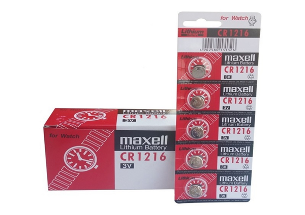 PILAS DE BOTON CR1216 MAXELL (5)