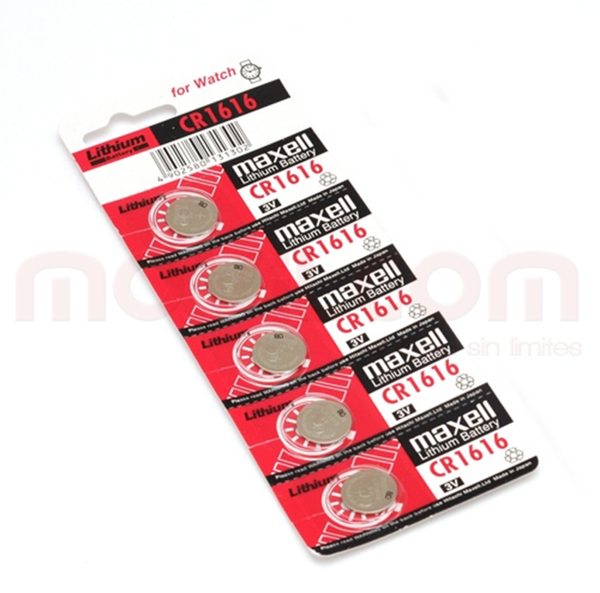 PILAS DE BOTON CR1616 MAXELL (5)