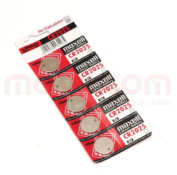 PILAS DE BOTON CR2025 MAXELL (5)