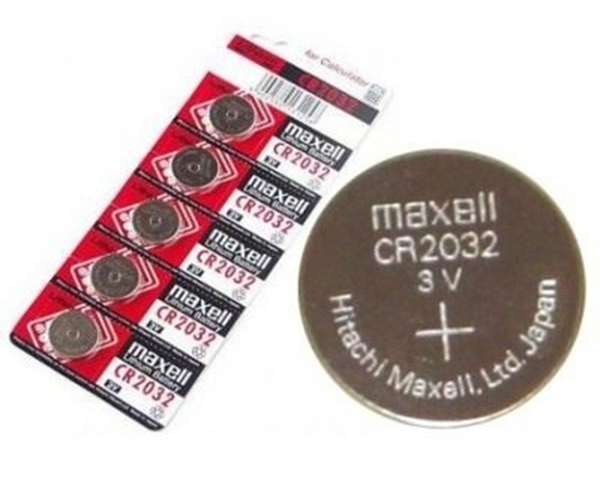 PILAS DE BOTON CR2032 MAXELL (5)