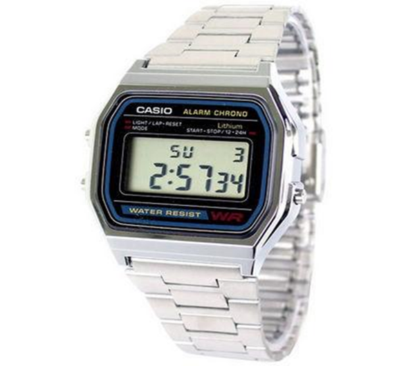 RELOJ PULSERA DIGITAL CASIO PLATEADO