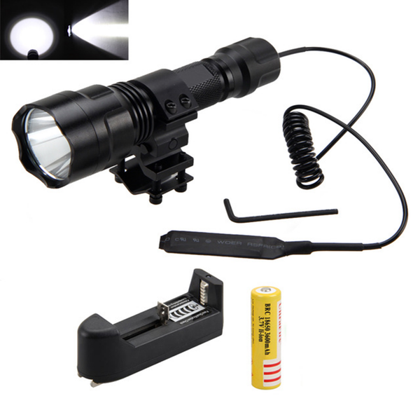 LINTERNA LED CARGADOR PARA CAZA