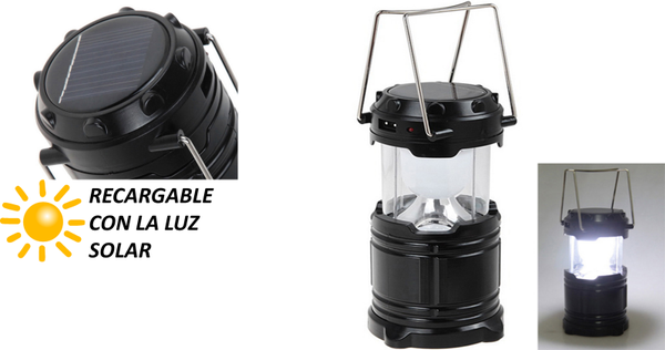 LAMPARA CAMPING LED RECARGABLE