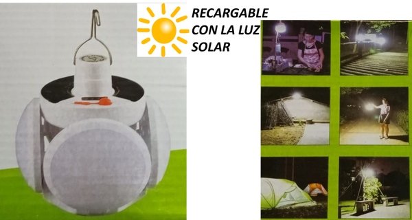 LAMPARA LED SOLAR MULTI POSICION