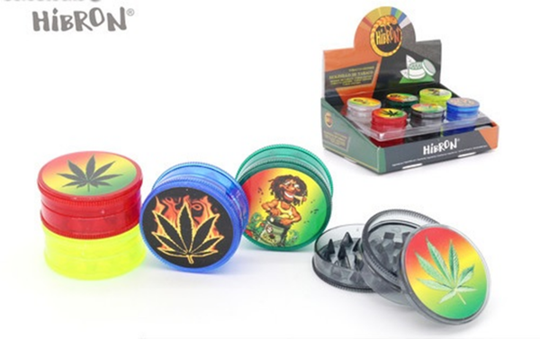 GRINDER TABACO PLASTICO HIBRON