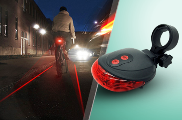 LUZ TRASERA BICICLETA LASER