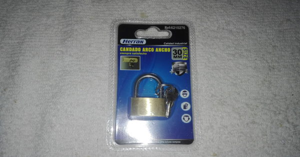 CANDADO COBRE PEQUEÑO 30mm